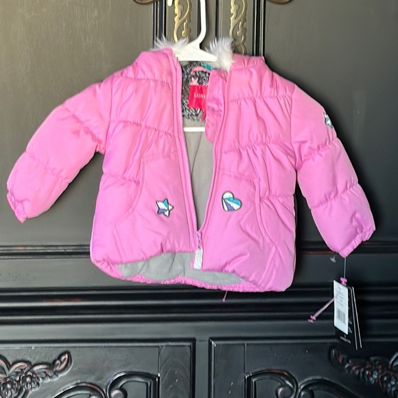 London Fog Other - NWT LONDON FOG 12months puffer coat with hood plus beanie
